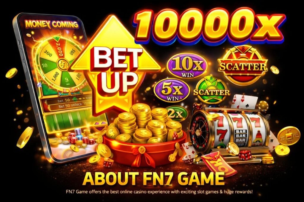 FN7 Game app interface showing online real money gaming features