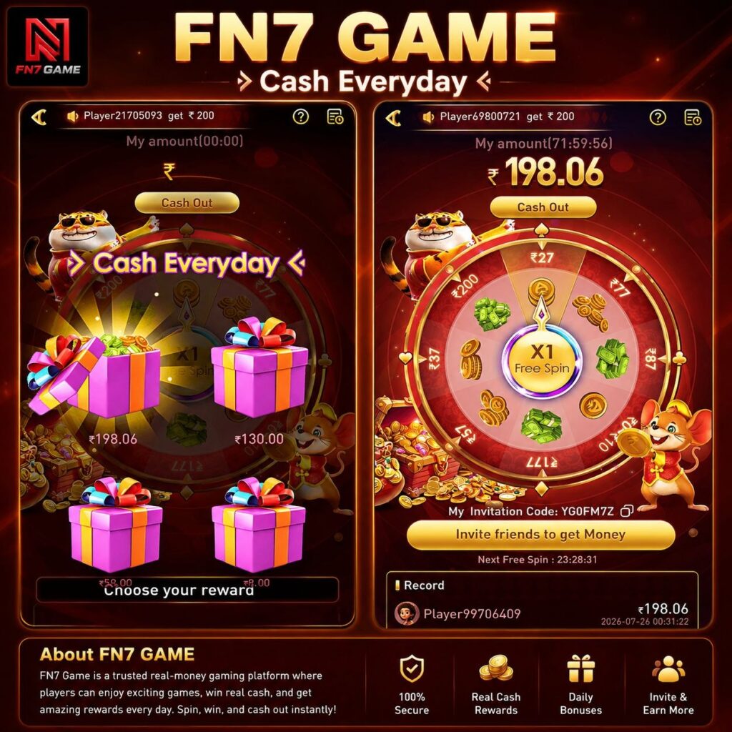 FN7 APK download page displayed on Android smartphone screen