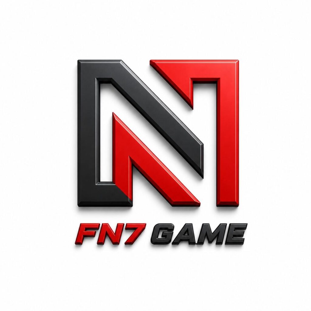 FN7 Game mobile app interface showing online gaming dashboard and rewards section
